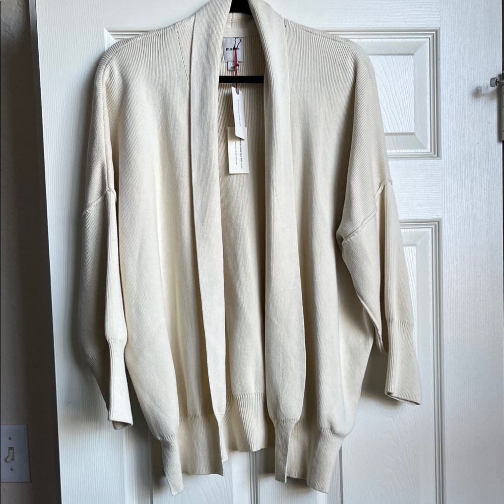 NWT Anthropologie Maeve Ivory Cardigan Sweater